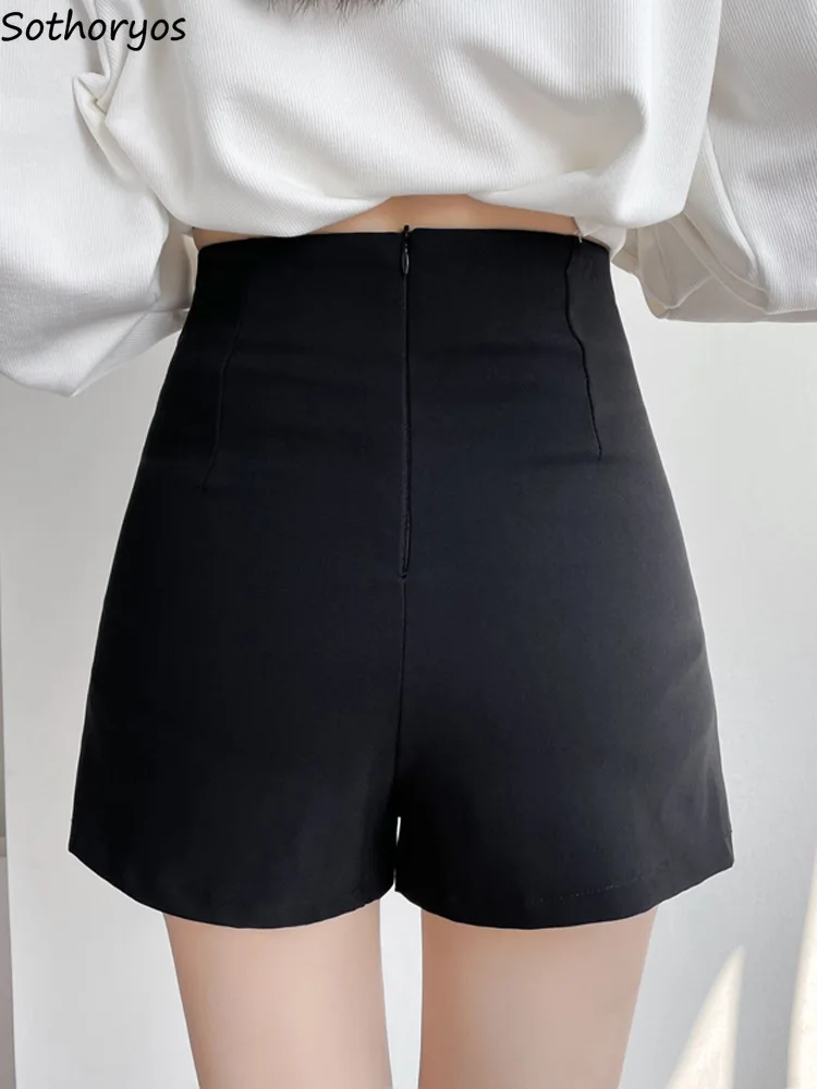 

Side-slit Mini Skirts for Women Summer Elegant Sexy Girls Fashion High Waist Minimalist Ulzzang All-match Breathable A-line Chic