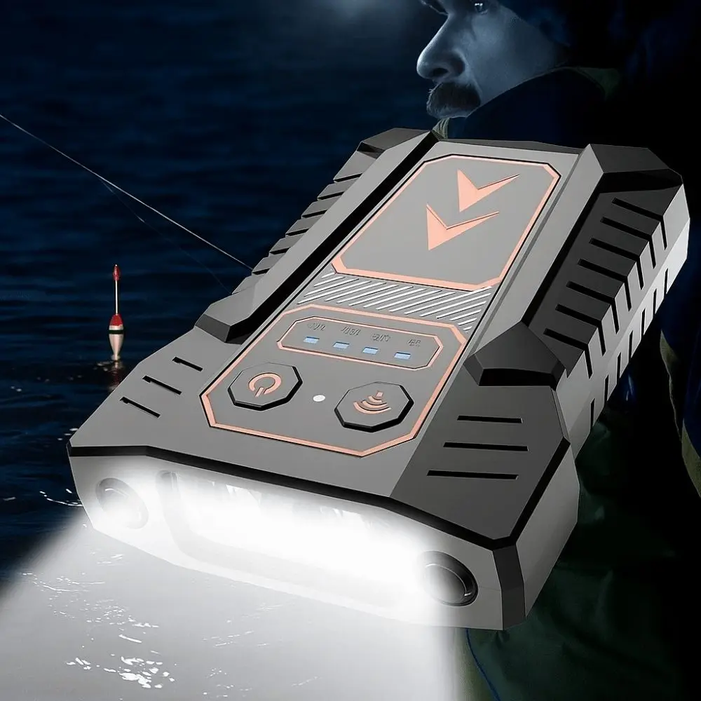 

Портативная волновая шляпа с клипсой, монтируемая на голову, водонепроницаемая сенсорная фара с дисплеем, сверхлегкая шляпа с полями, походная фара