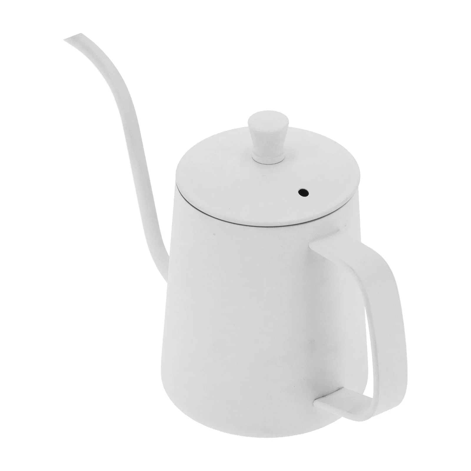 350ml Gooseneck Coffee Kettle 304 Stainless Steel Long Spout Tea Pot for Home Kitchen Office Hotel White/Black - view 5