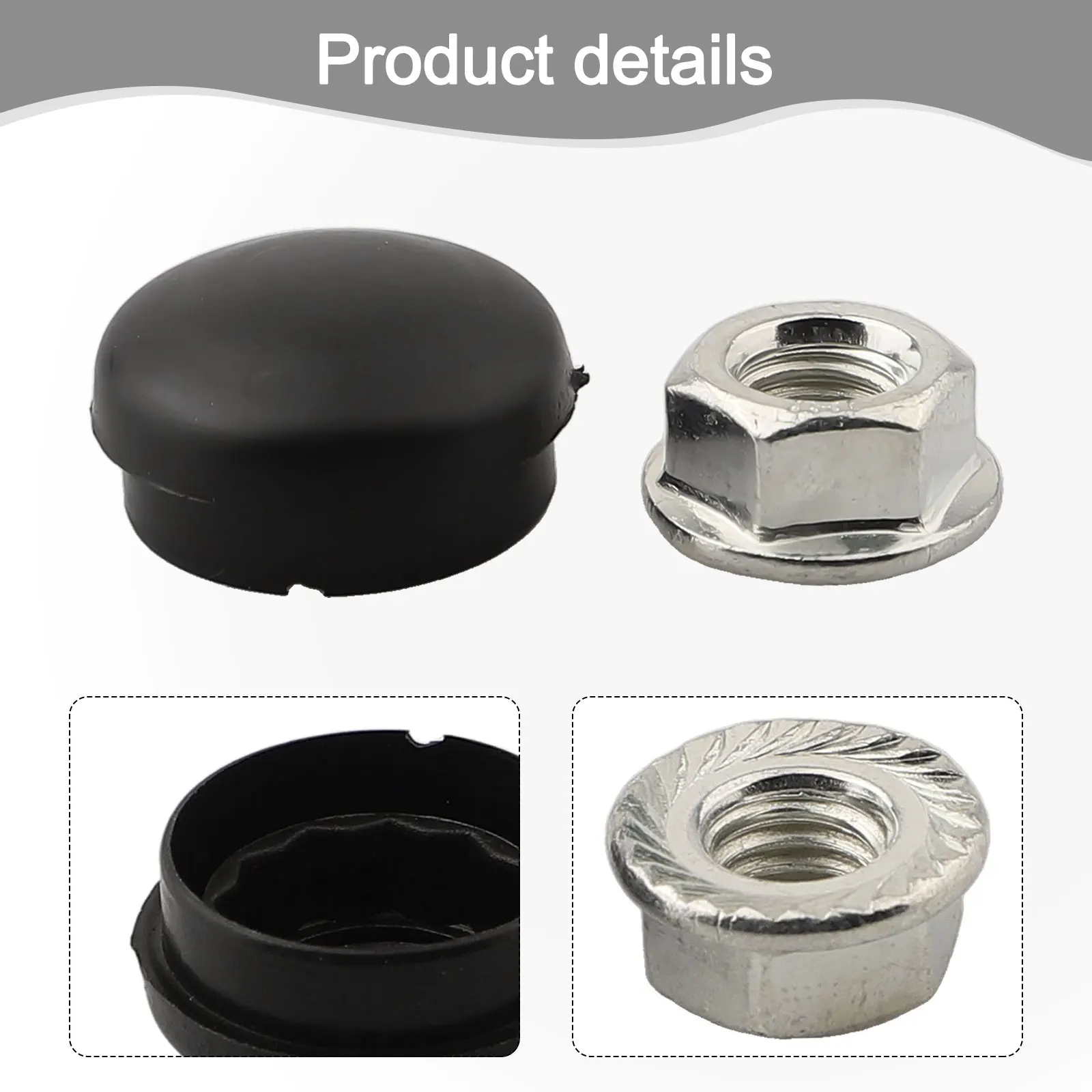 Brand New Windscreen Repair Car Maintenance Windscreen Wiper Kit Nut Cap Set Stable Bolt Cover Car High Reliability Plastic