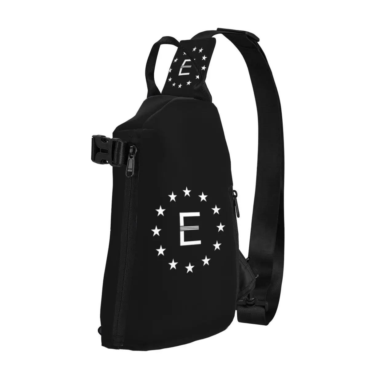 Fallout Enclave Star Logo Brusttasche Herren Sling Umhängetasche Rucksack Brusttasche Reisen Wandern Tagesrucksack Umhängetasche