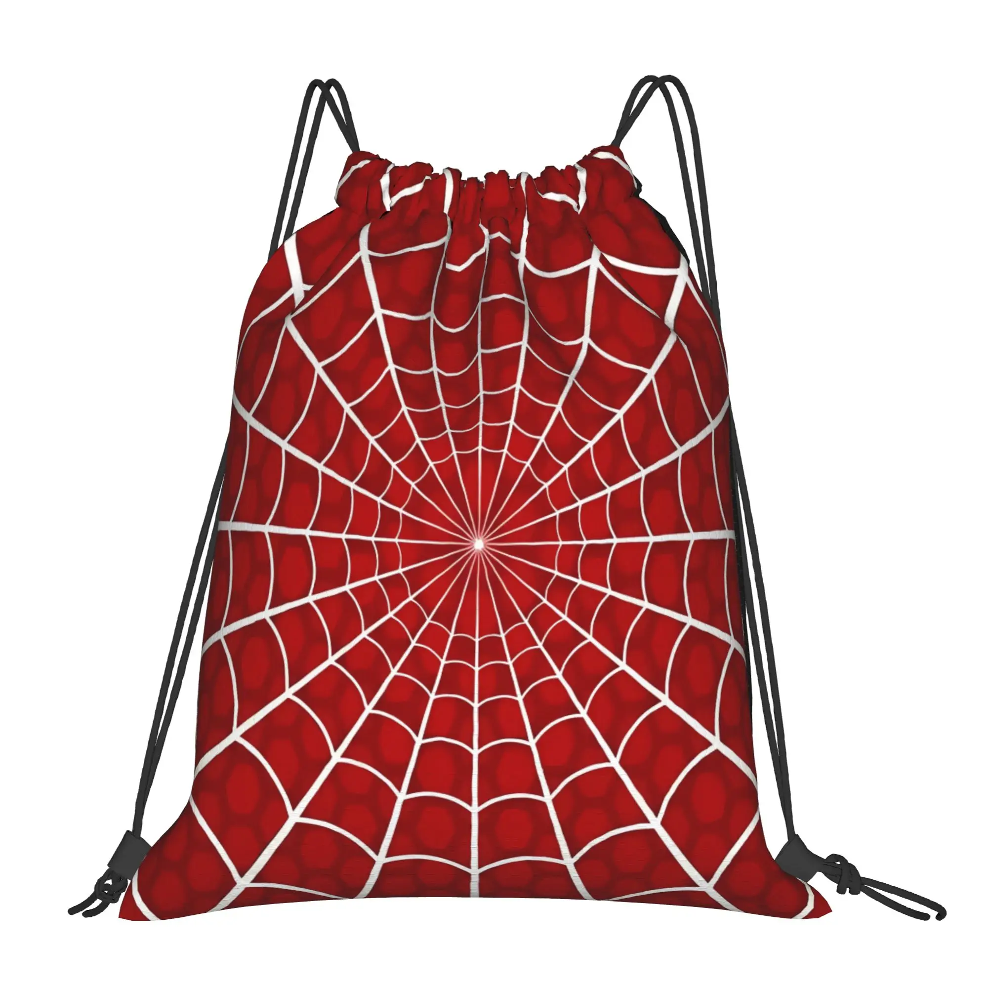S-Spiders Heroes Drawstring Bag  Large Retro Backpack Sports Travel Sackpack String Bags For Couple