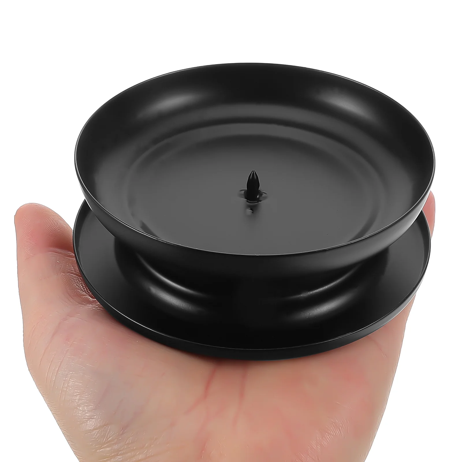 2 قطعة أصحاب المعادن خمر حامل مصباح الشاي عمود صغير حامل ديكور الحديد ديكور المنزل داخلي الجدول محور مكتب