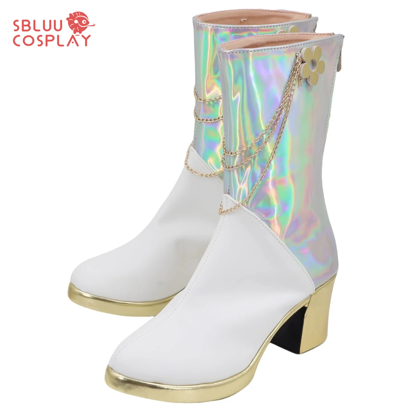 SBluuCosplay Kpop Huntrix Mira zapatos de Cosplay cazadores de demonios botas hechas a medida fiesta de Halloween