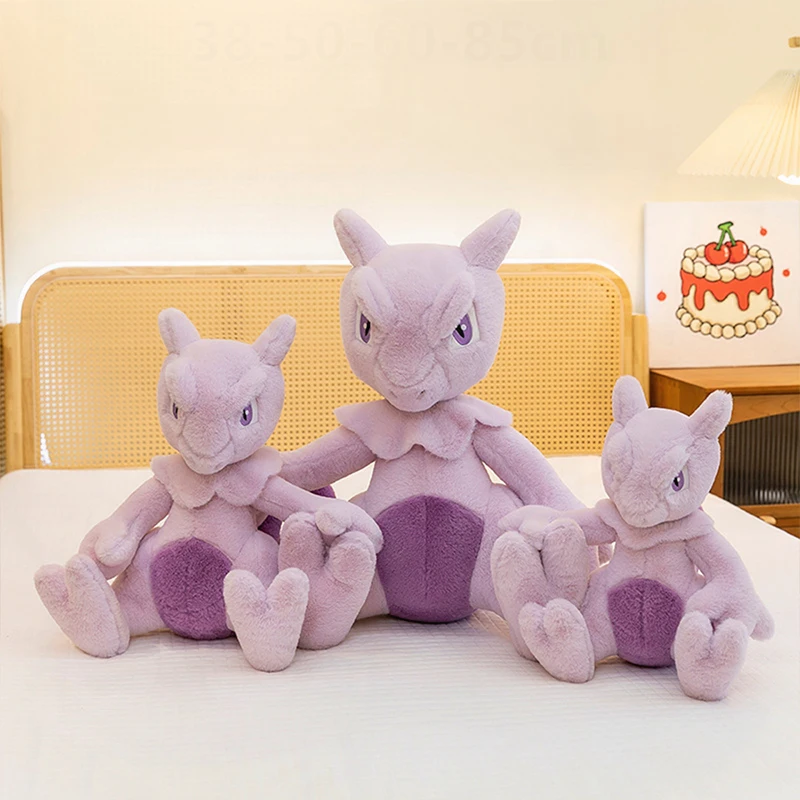 

65cm Kawaii Mewtwo Plush Toy Large Purple Pokemon Big Stuffed Doll Child Birthday Xmas Gift Cuddly Pillow Soft Toy for Kids