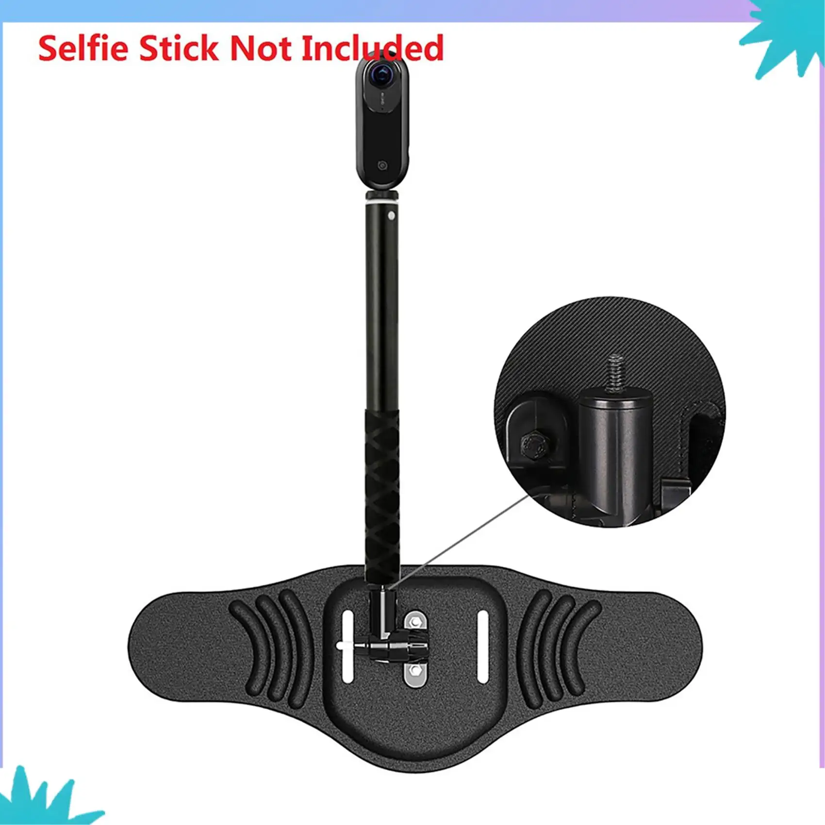 ABZW 2X Wearable Waist Bracket Time Invisible Selfie Stick For Insta360 ONE X/X2 Bar Panoramic Accessories For Gopro Fusion
