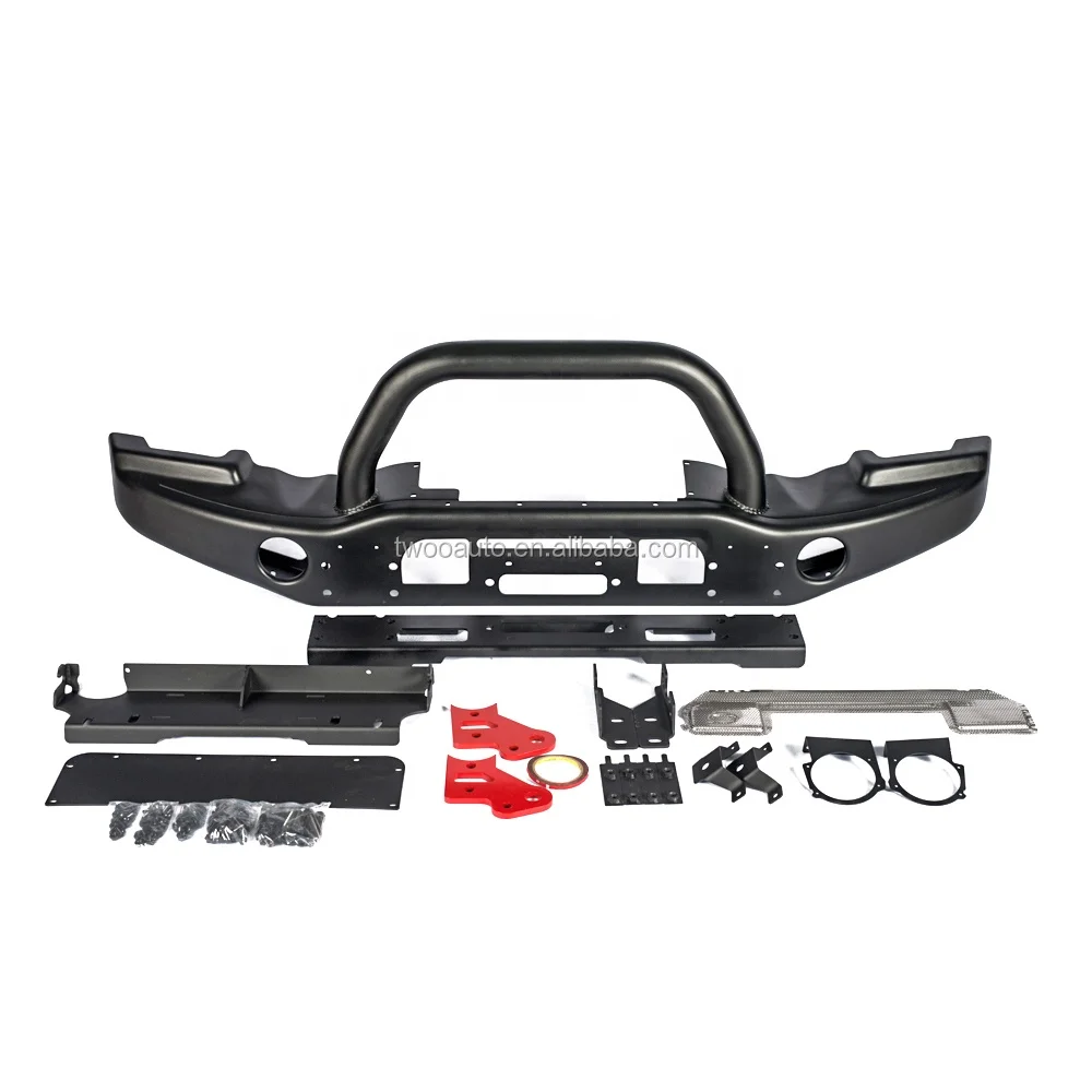 forHot Sales Car Front Bumper with Tube for jeep Wrangler with High Quality
