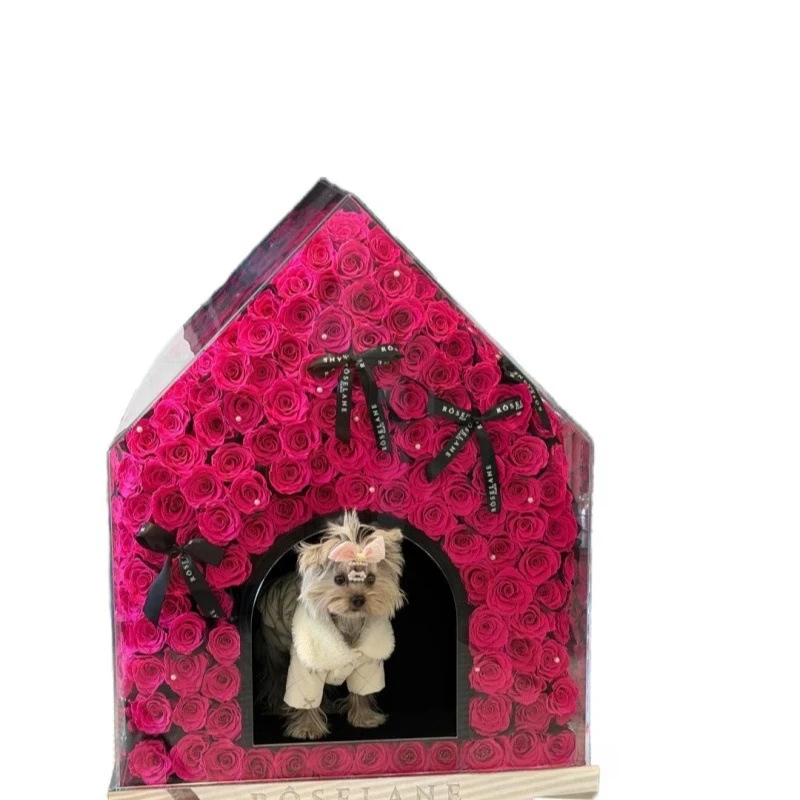 Valentine's Day Gift, Freud Immortal Flower, Gift Box Premium Ornament, Birthday Gift