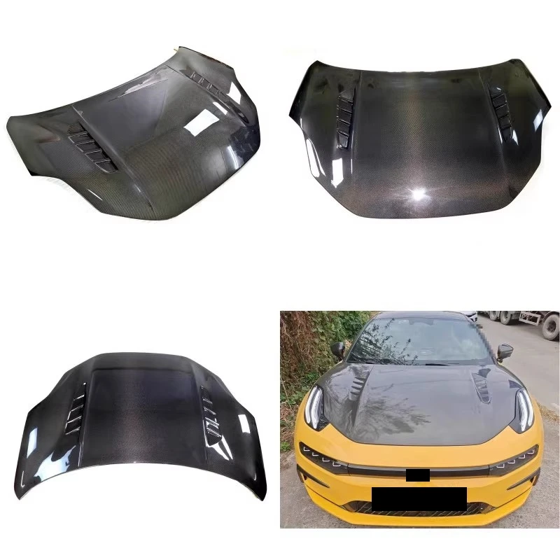 

For ZEEKR 001 2021-2025 Modified Carbon Fiber Light Weight Engine Hood Bonnet New Style Engine Cover