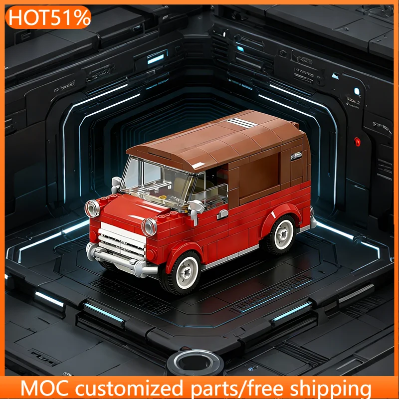 273 PCS transport small van MOC Customize Modular Building Block Educational Brick Technology Model DIY Boys Toy Birthday Gift