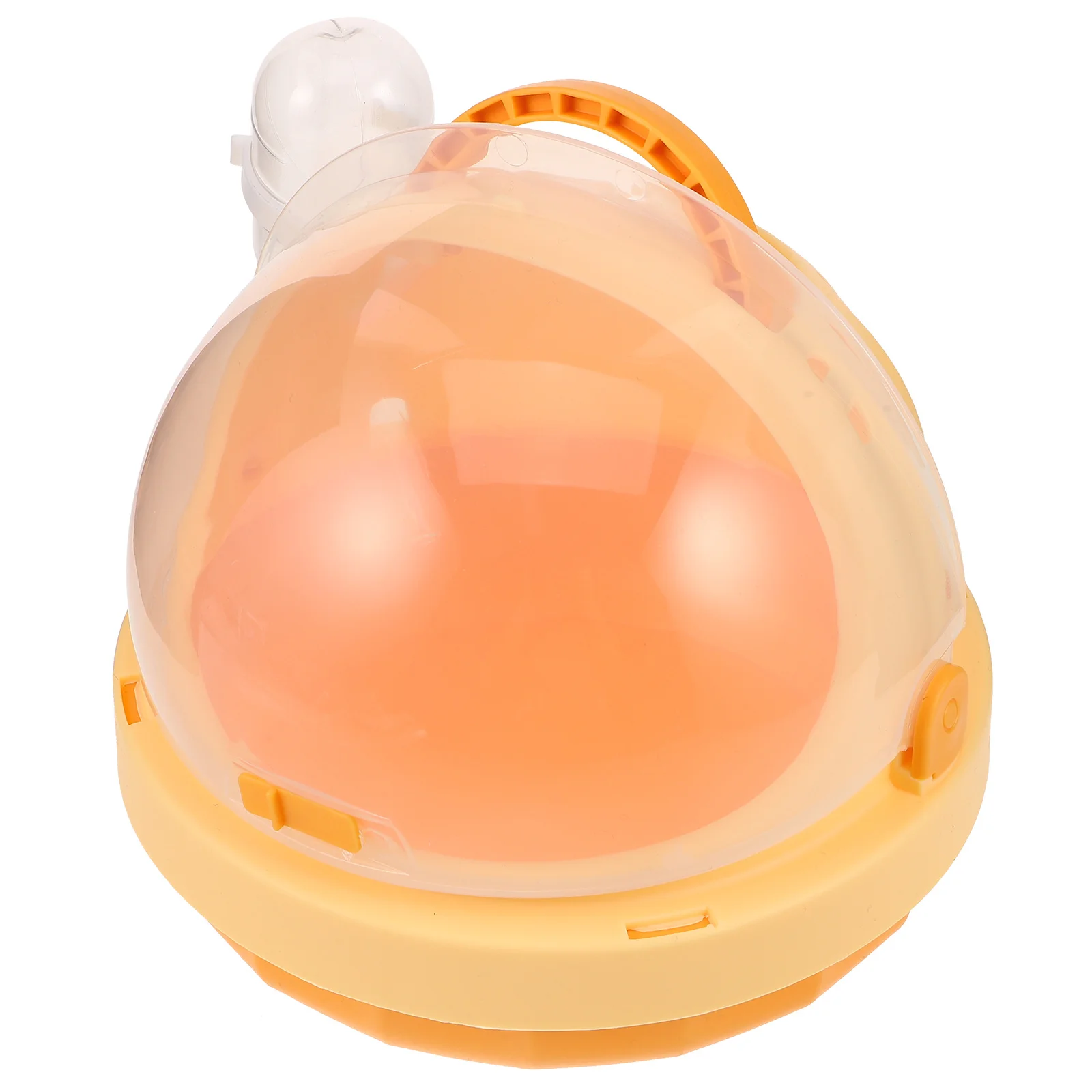 

1 Portable Pet Cage: Hamster Travel Carrier With Water Bottle For Small Animals Outdoor Hiking Car Ride Lightweight Plastic