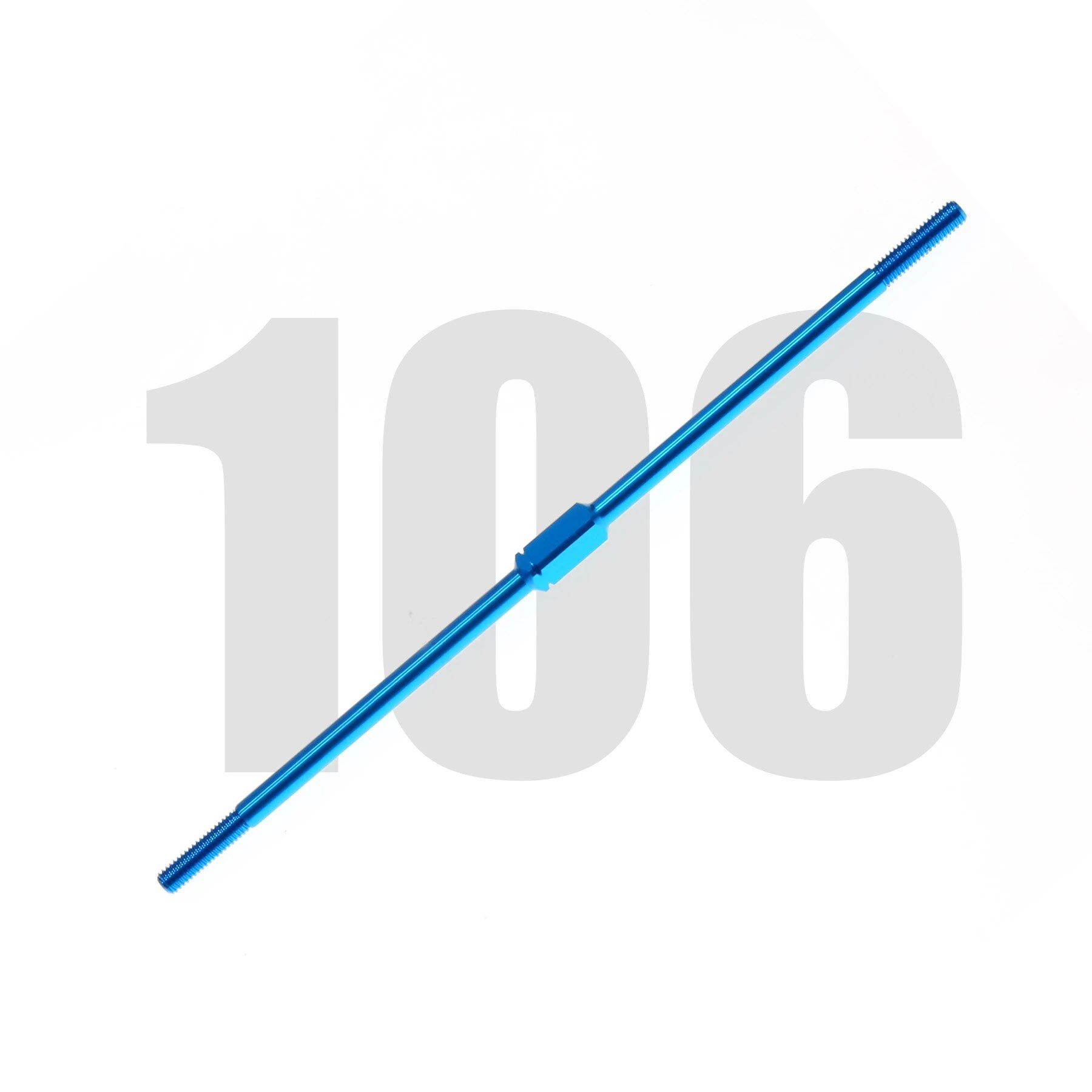 Tamiya 54756 Aluminum Steering Turnbuckle Rod 3x106mm, RC Steering Linkage Push Rod for M07 M-07 Concept Chassis Upgrade Parts