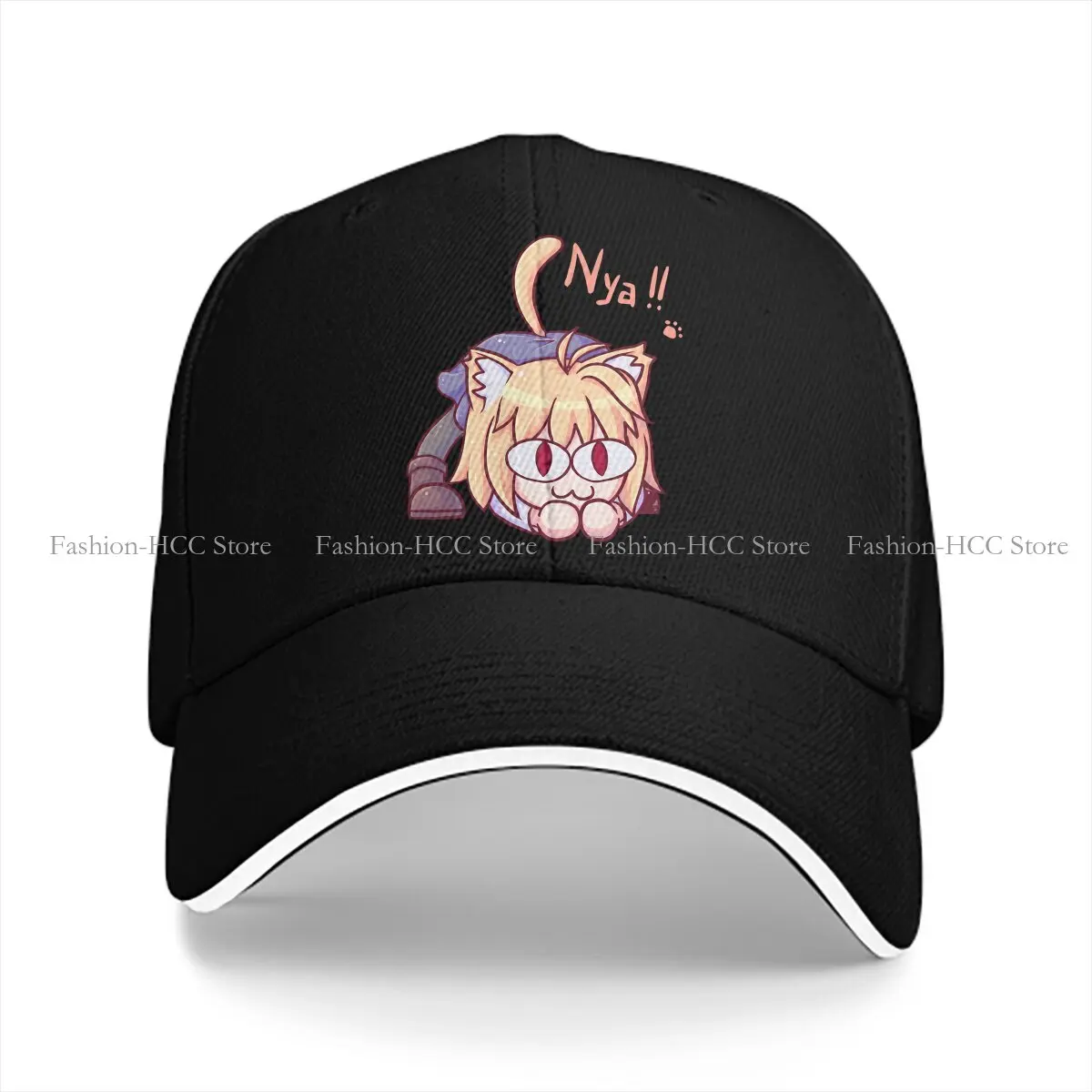 Summer Cap Sun Visor Nya Hip Hop Neco Arc NECOARC Cat Peaked Hats