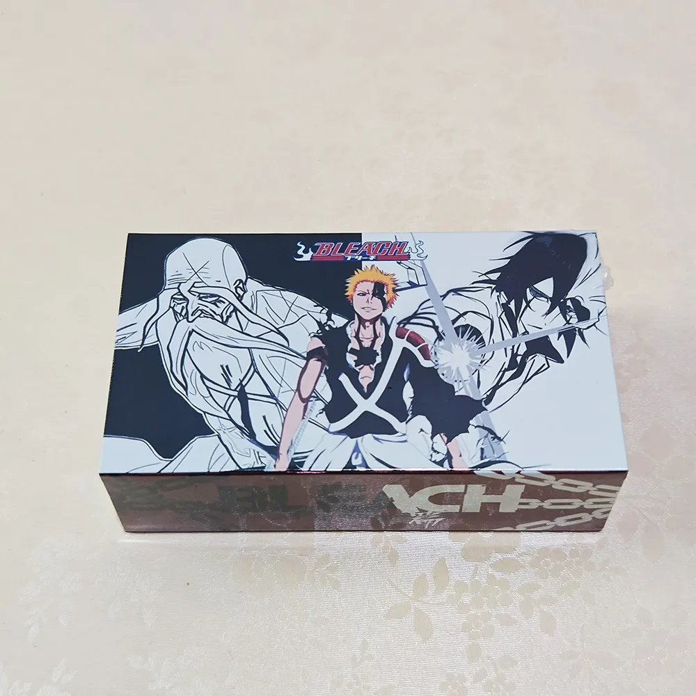 Juego completo de Cartas coleccionables de Bleach, colección Original de personajes de Anime, caja de Cartas de juegos, regalo de cumpleaños para