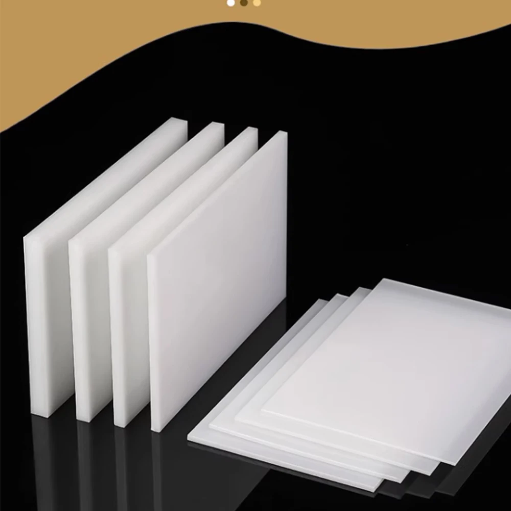 1 قطعة سمك 1-20 مللي متر الأبيض الغذاء الصف PP صفائح بلاستيكية لوحة 200x1000 300x300 300x400 400x400 400x600 لوح من البولي بروبلين