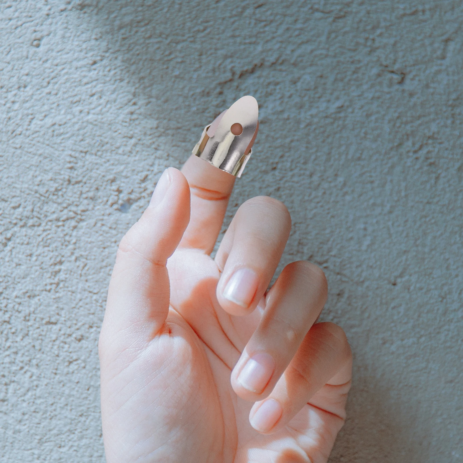 

Guitar Thumb Paddle Band Picks Acoustic Banjo Accessories Finger Stainless Steel for Electric