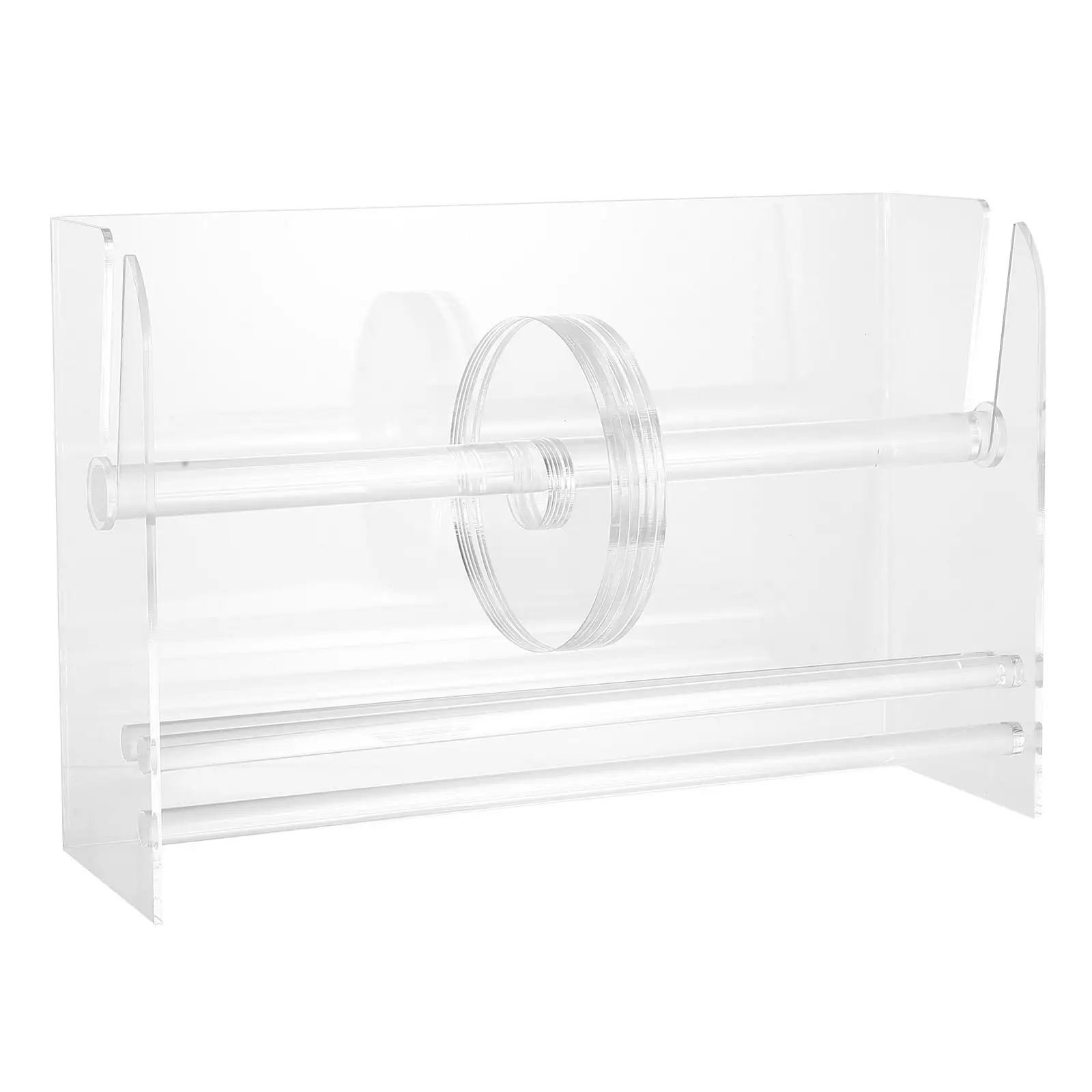 Sticker Dispenser Stand Stickers Beugel Acryl Helder Label Home Desktop Organizer Kantoor