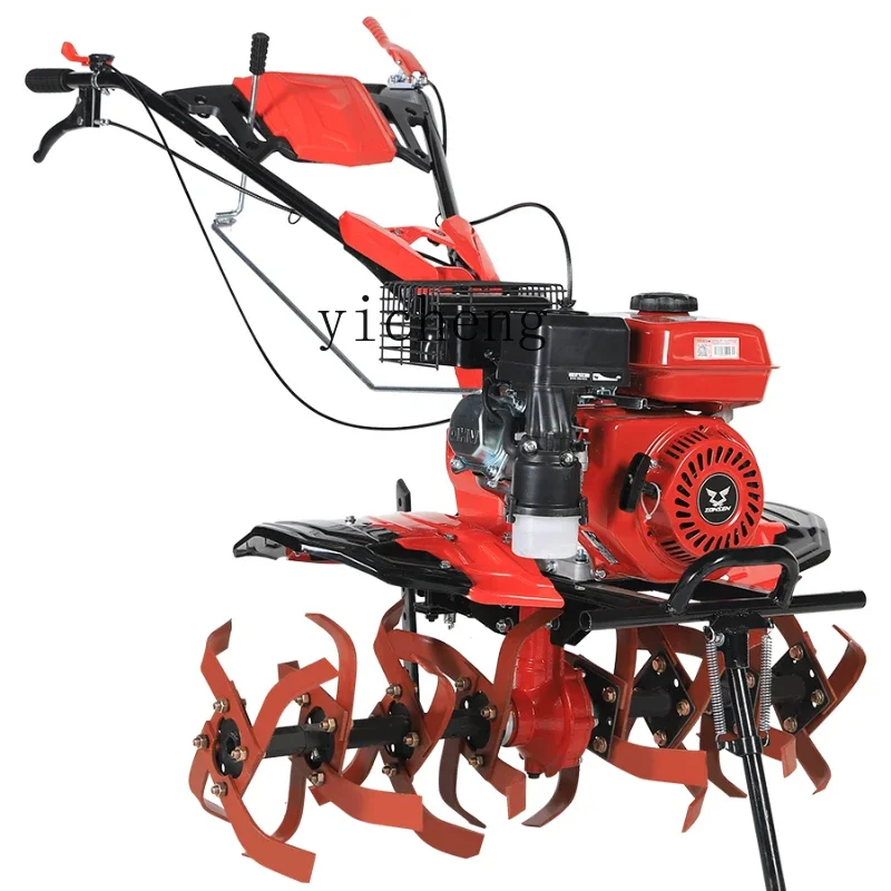 Tqh Mini-Tiller Diesel Cultivation Machine Tiller Ditching Weeding Ridging Fertilization Ploughing Rotary Tiller