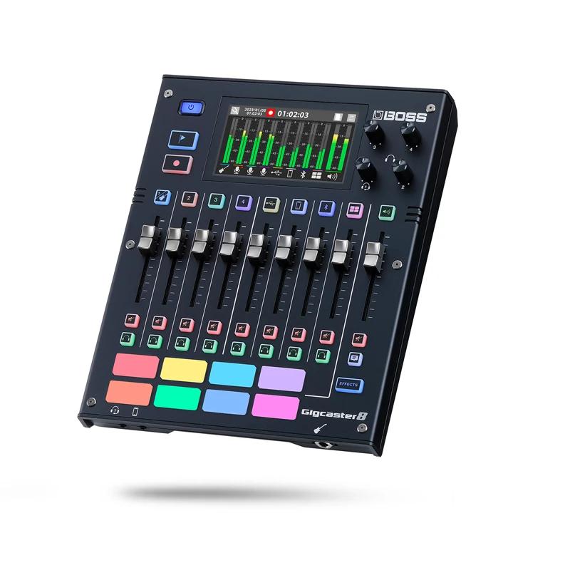 Roland Boss GCS-8 Gigcaster 8 Multifunctional Live Broadcast Mixing Station Computer Mobile Phone Computer Mobile Phone Sound