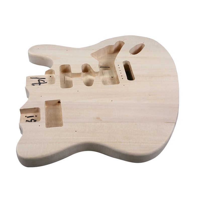 (GK SBD 80) DIY Double neck Electric Guitar Kit Beginner Kits 6 String  Basswood Build Your Own Guitar