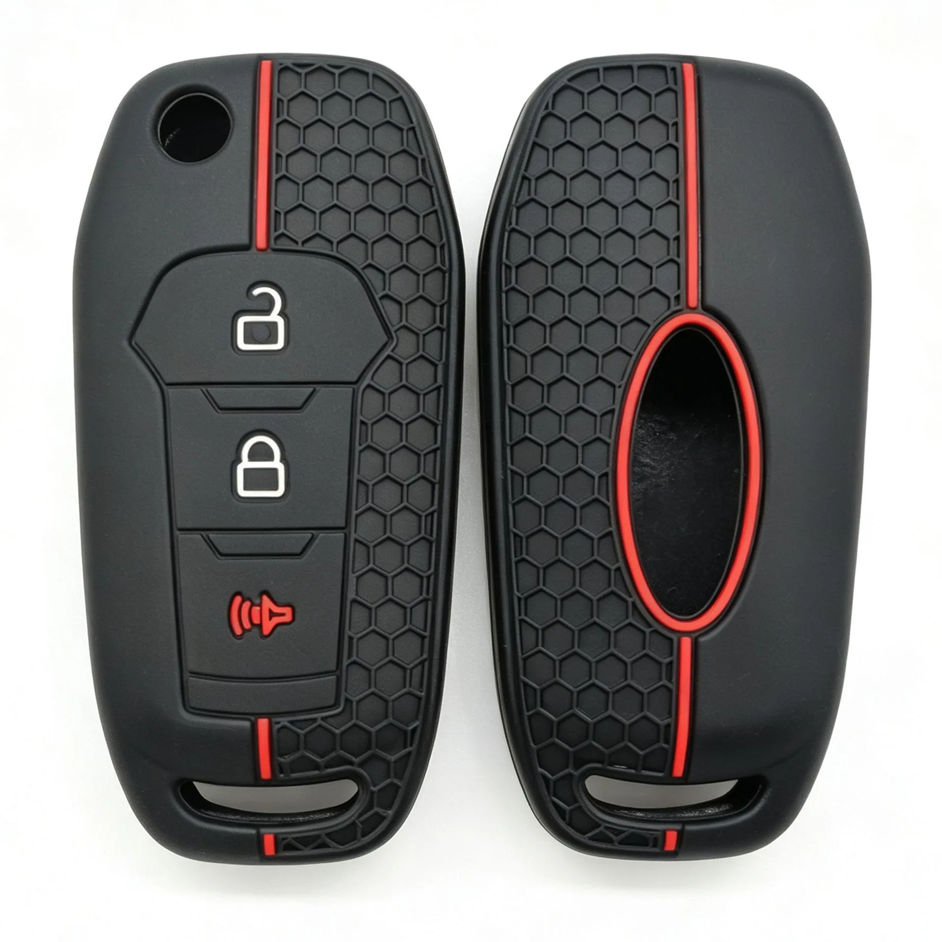 Silicone Key Case Cover for Ford Mondeo Edge Taurus Mustang,3 keys, 4 keys cover