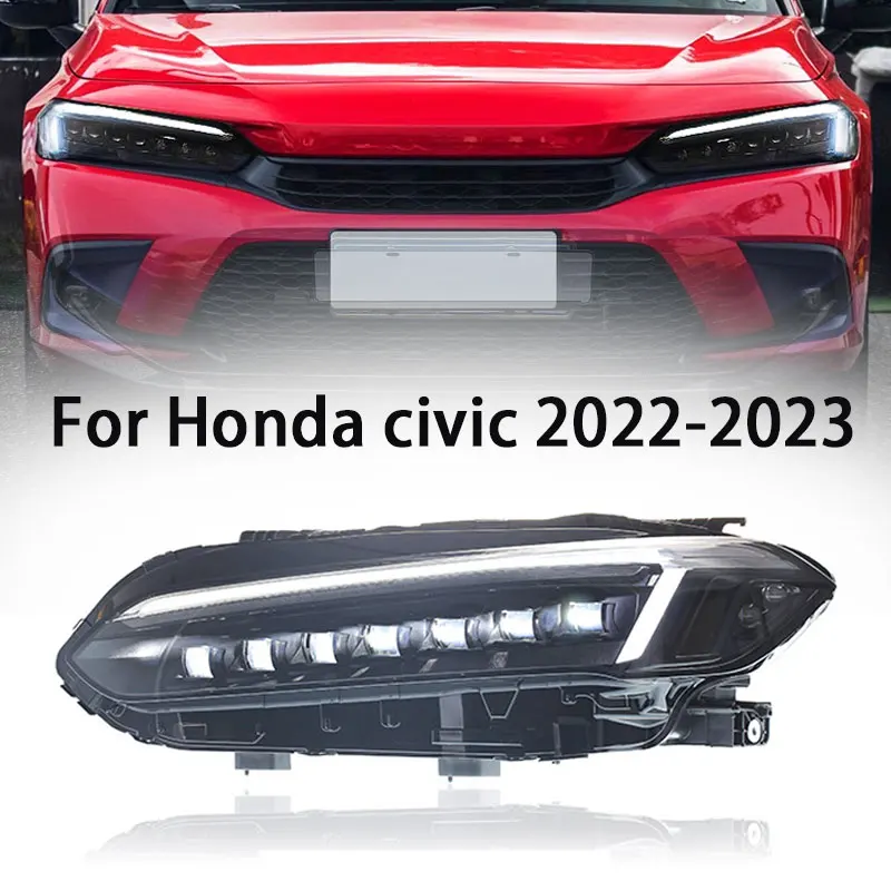 

LED Headlight For Honda Civic G11 2022-2023 Refit Front Lamps High Brightness Dynamic Turn Signals Light Automotive Accessories