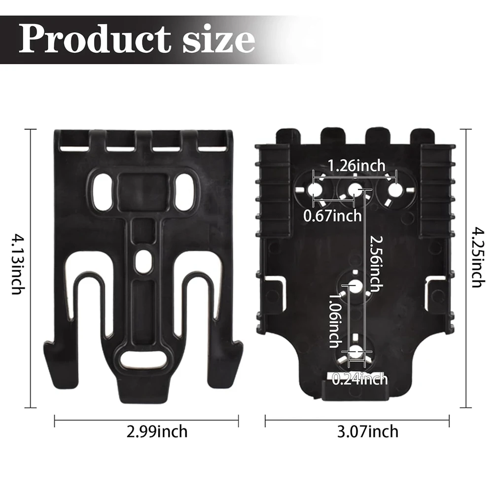 Kit QLS bloqueo rápido – Placa receptora y conector para funda