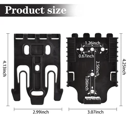 Kit QLS bloqueo rápido – Placa receptora y conector para funda