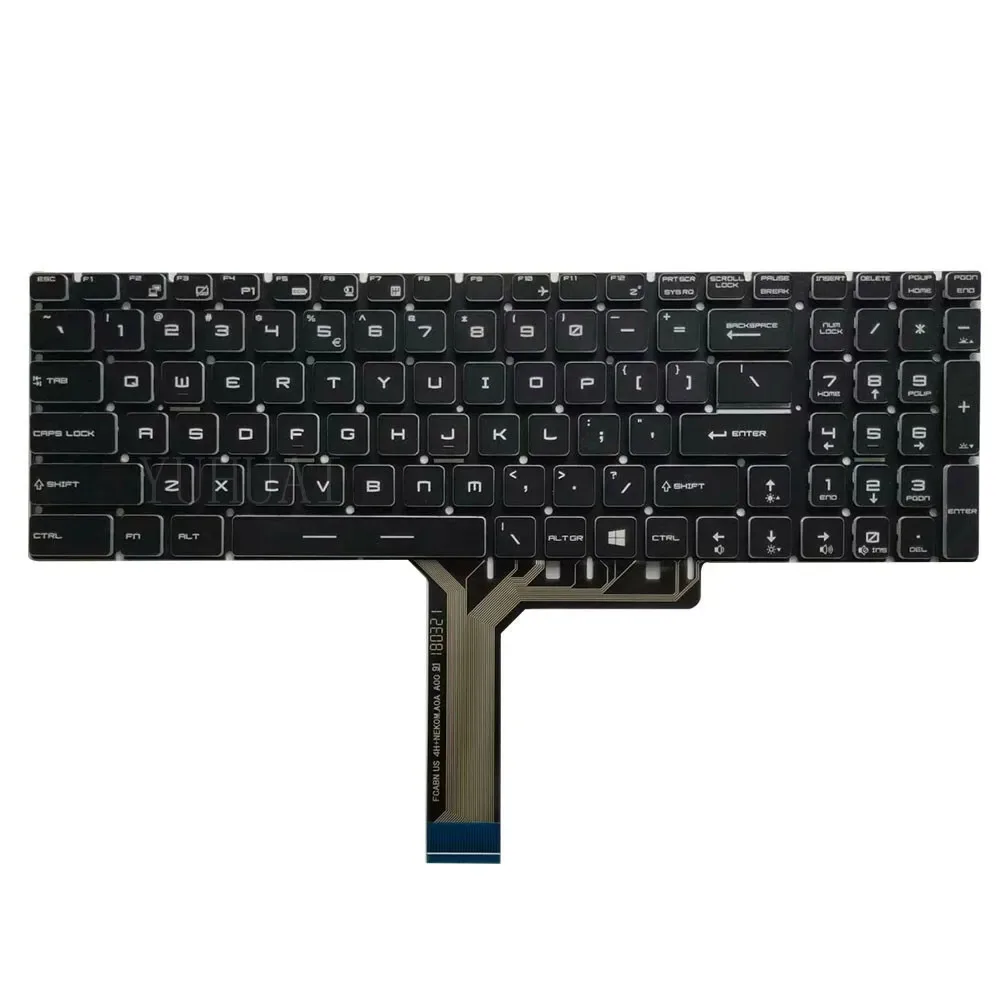NEW FOR MSI GP62 MS-16J9 MS-16J5 MS-16J6 MS-16J3 With Backlit Laptop Keyboard US