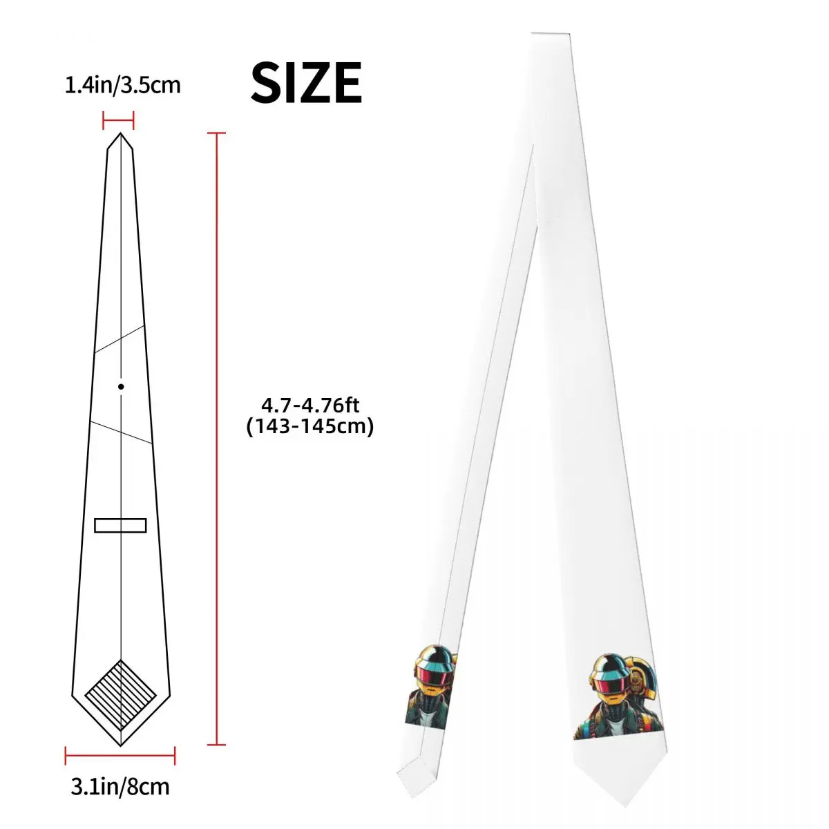 Мужской галстук Daft в стиле панк, шелковый полиэстер, тонкие галстуки, аксессуары для вечеринок, классический галстук Gravatas