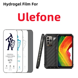 2pcs Privacy Matte Hydrogel Film For Ulefone Power Armor 13 18T 19 HD Screen Protector For Ulefone Note 11P 12P 13P Armor X8 X10