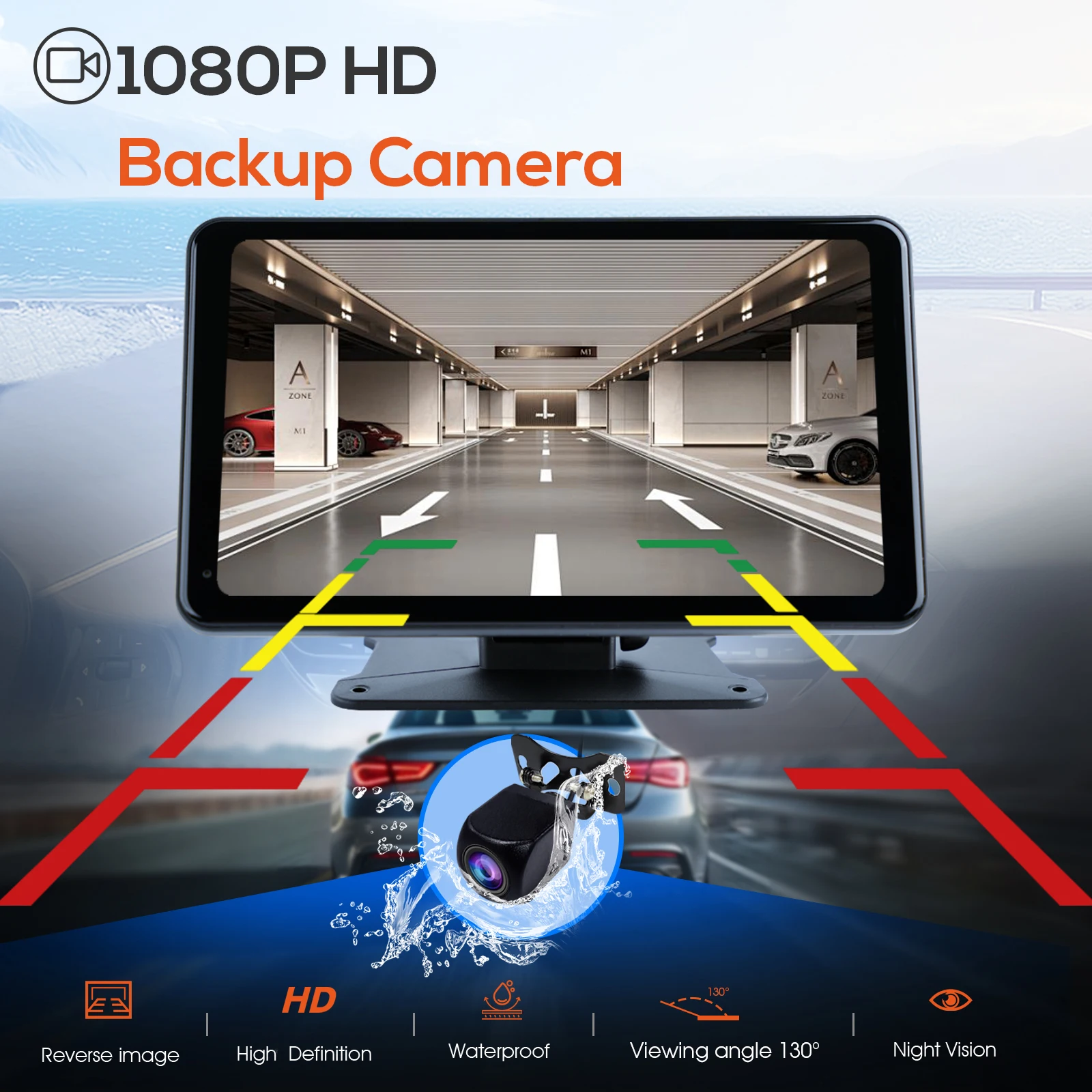 العالمي 7 بوصة راديو السيارة الوسائط المتعددة مشغل فيديو لاسلكي Carplay أندرويد السيارات لينك BT 5.0 AUX TF FM مشغل السيارة ستيريو السيارة