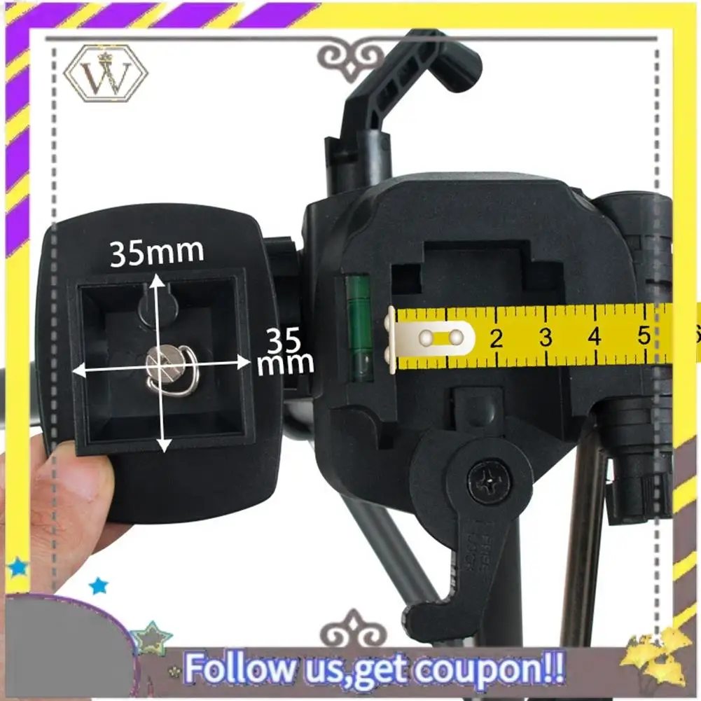 AU33-1 Pcs Tripod Head Dslr Camera Adapter Camera Base Plate For Three-Dimensional Tripod Head