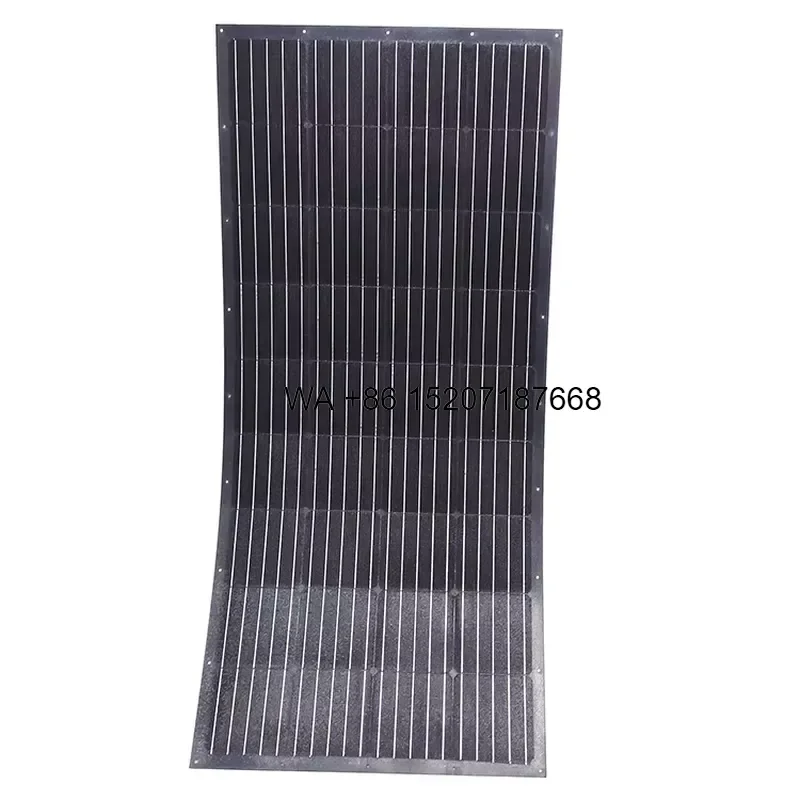 Wmwmnu Customised 180W Photovoltaic Module Full Black Flexible Solar Panels for Boats
