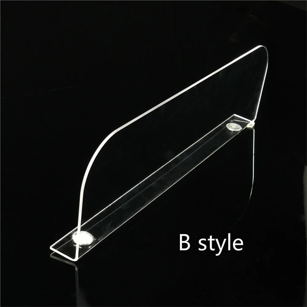 2pcs Supermarket Retail Clear Plastic Shelf Dividers Magnetic Acrylic Stand Shelf Divider