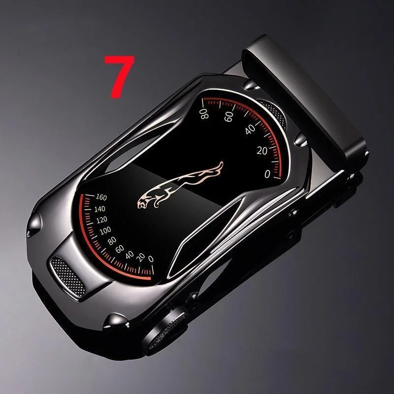 Cintura in pelle da uomo con fibbia automatica in lega di metallo con fibbia di ricambio per pantaloni eleganti Accessori per cinture casual da lavoro