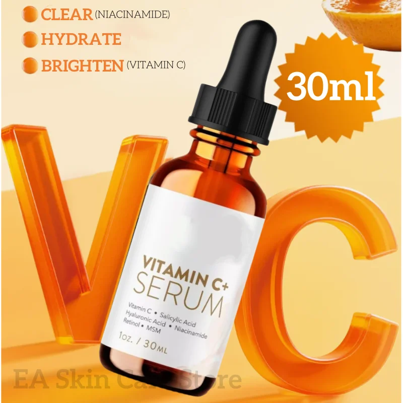 

Vitamin C Serum Facial Skincare Coreanos Originales Retinol Niacinamide Essence Brightening Skin Serum for Glowing Skin 30ml