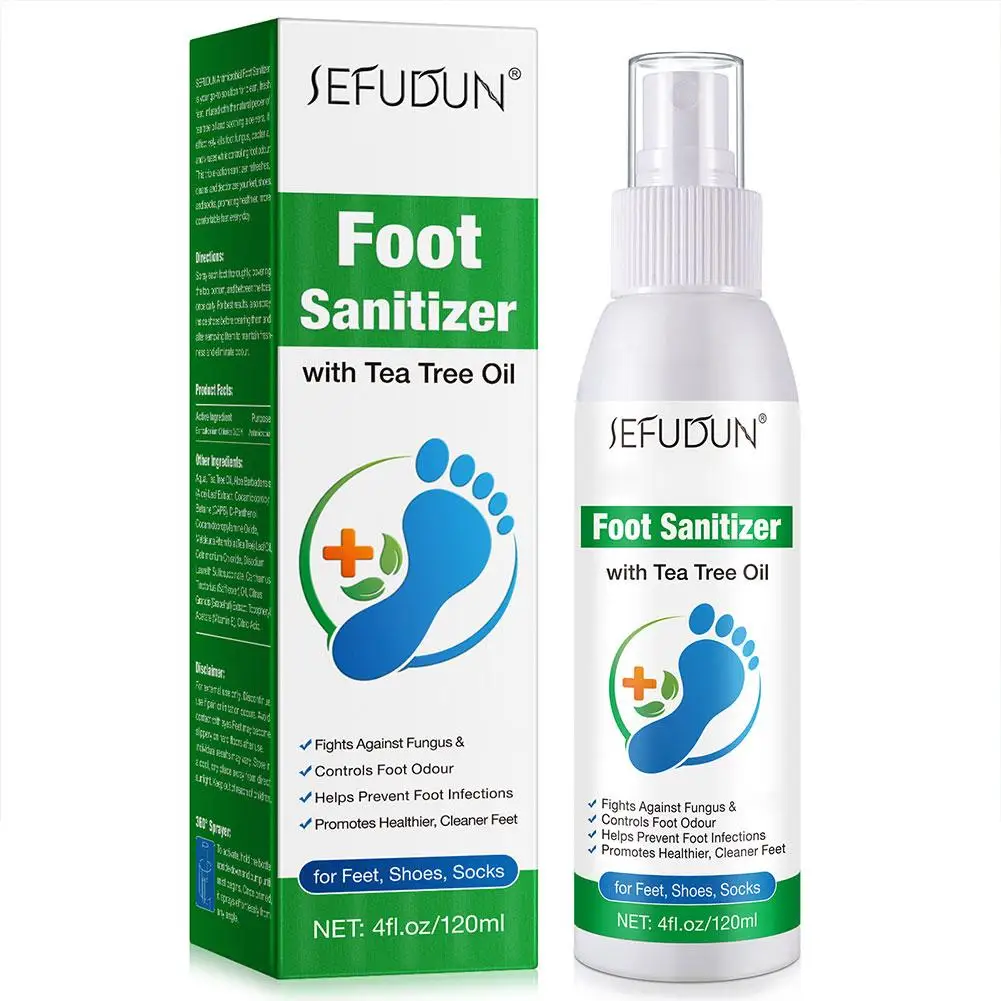 1/2Pcs Foot Deodorization Spray Removal Odor with Tea Tree Oil Foot Sanitizer Spray Moisturize Foot Drying Foot Odor Deodorant view 6