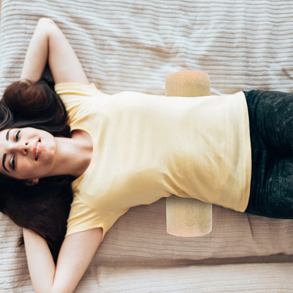 

2Pcs Bamboo Cervical Pillows Ergonomic Neck Lumbar Care Spa Massage Relaxing Sleeping Pillows Sauna Pillow