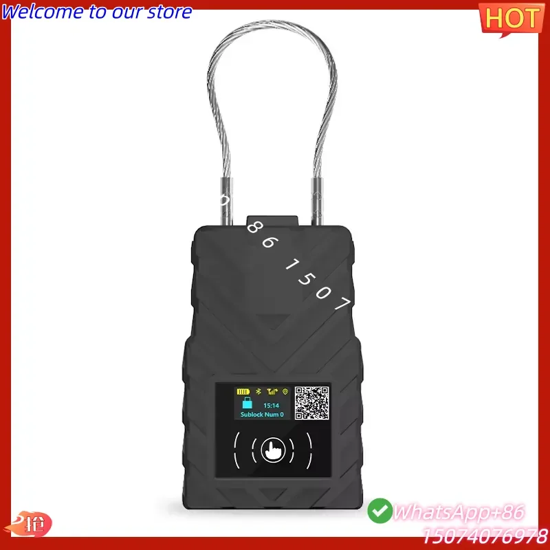 2026 Smart Padlocks Using NFC Open Aluminum Alloy 4G IoT Logistics Anti-Theft Waterproof IP67 Durable