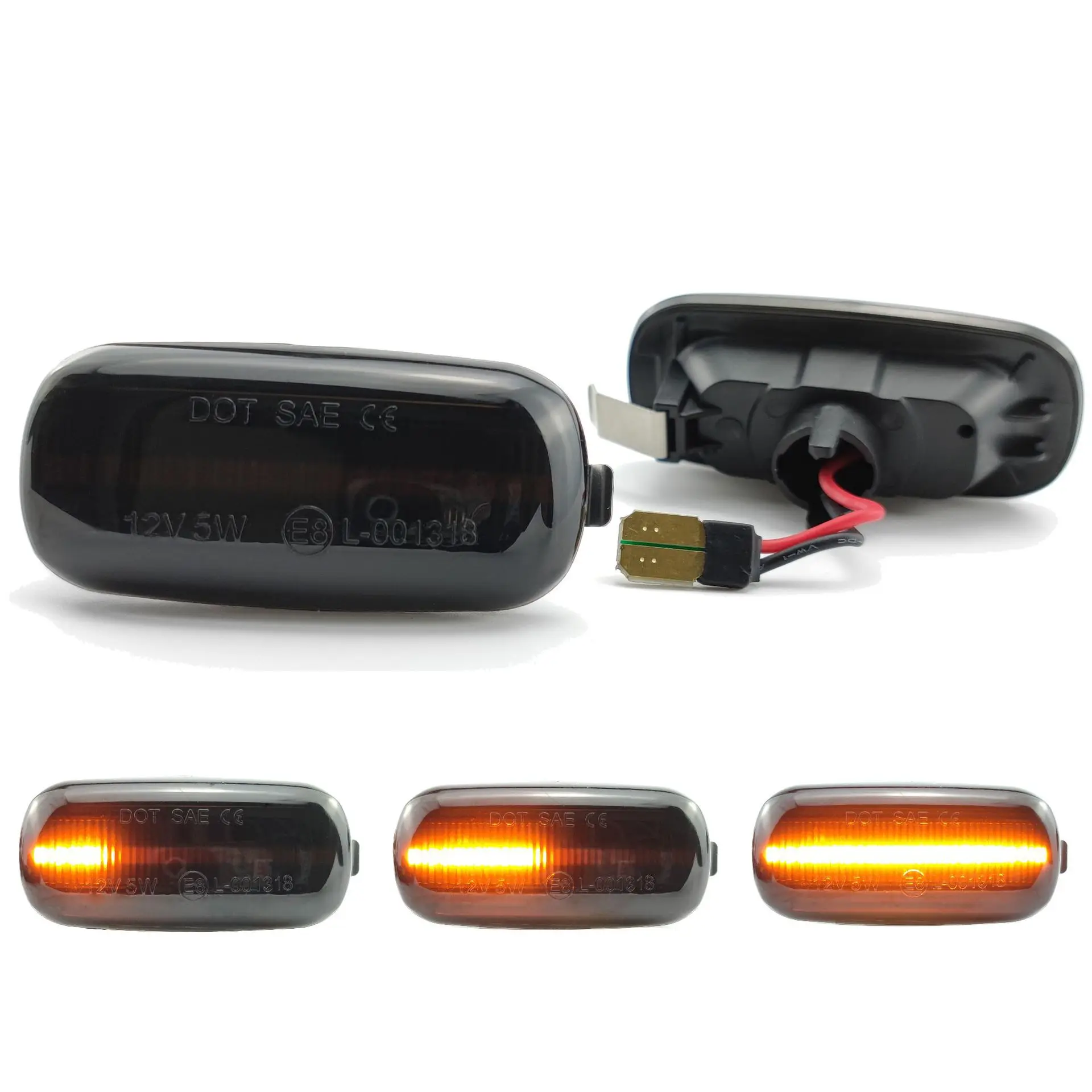 

Suitable for Audi running water turn signal light A4 S4 RS4 A6 S6 RS6 A8 LED fender light running light