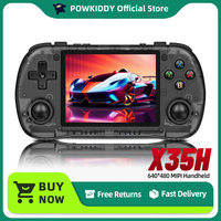 POWKIDDY X35H Handheld Game Console 3.5 Inch 640*480 IPS Screen Hall Sensor Joystick RK3566 POWKIDDYOS Linux Children's Gifts