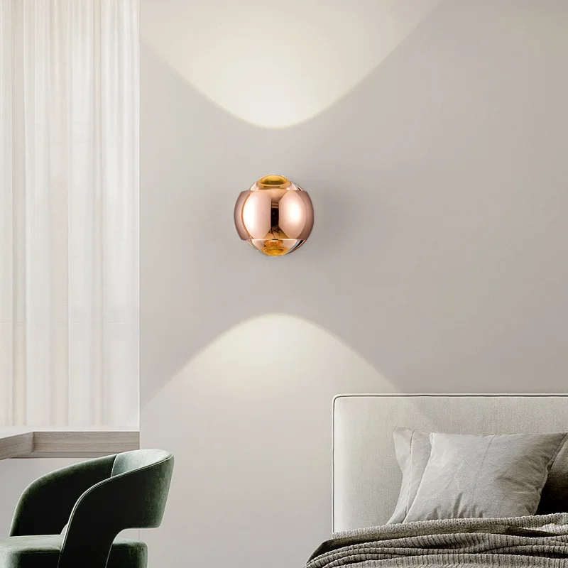 Lámpara Led de pared moderna para interiores, luz de decoración de Hotel para sala de estar, comedor, dormitorio, pasillo, escalera, candelabro de decoración del hogar