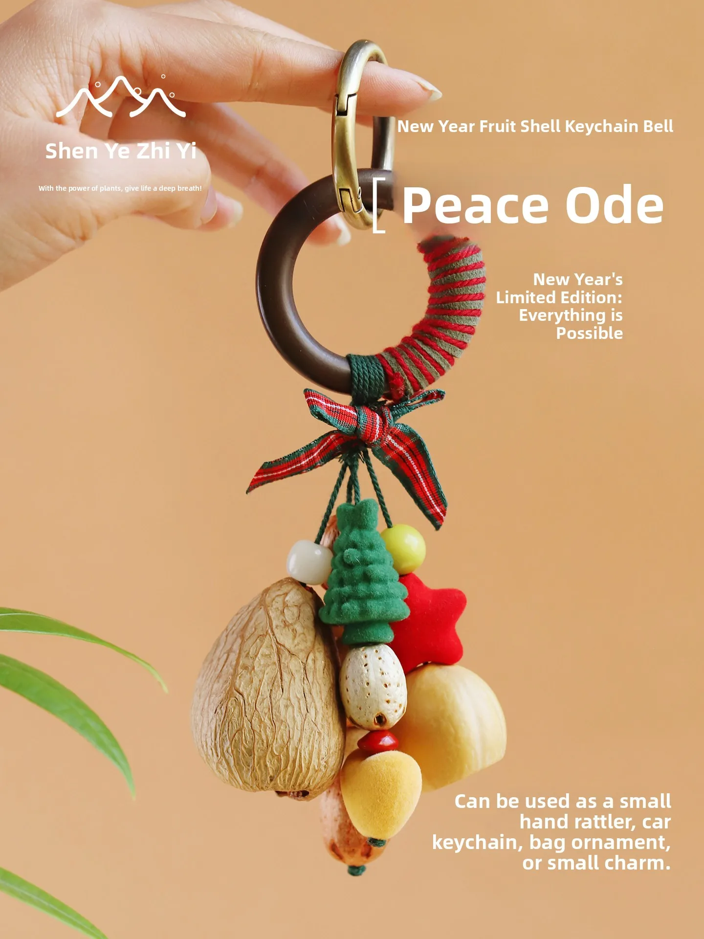 Menswear Natural Fruit  Christmas Decoration Car Bag Pendant Fun Accessories Leather Strap Hat Scarf Belt Accessories