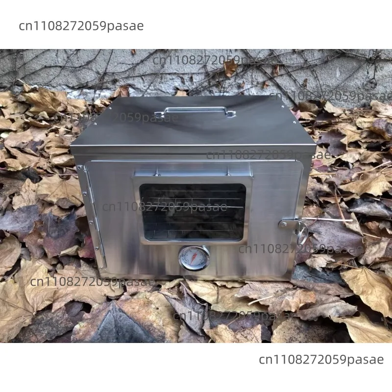 Stainless steel firewood stove with four feet M size single side window stove Stainless steel firewood stove