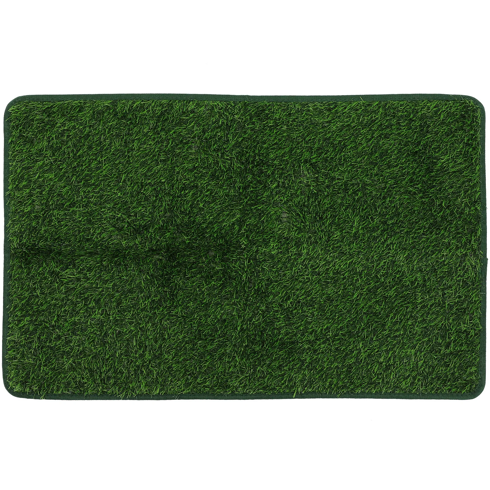 

Portable Pet Pee Mat 30x45cm Non-Slip Base Strong Absorption Great for Travel Cars Cages Multi-Use Decorative Grass Pad for Dogs