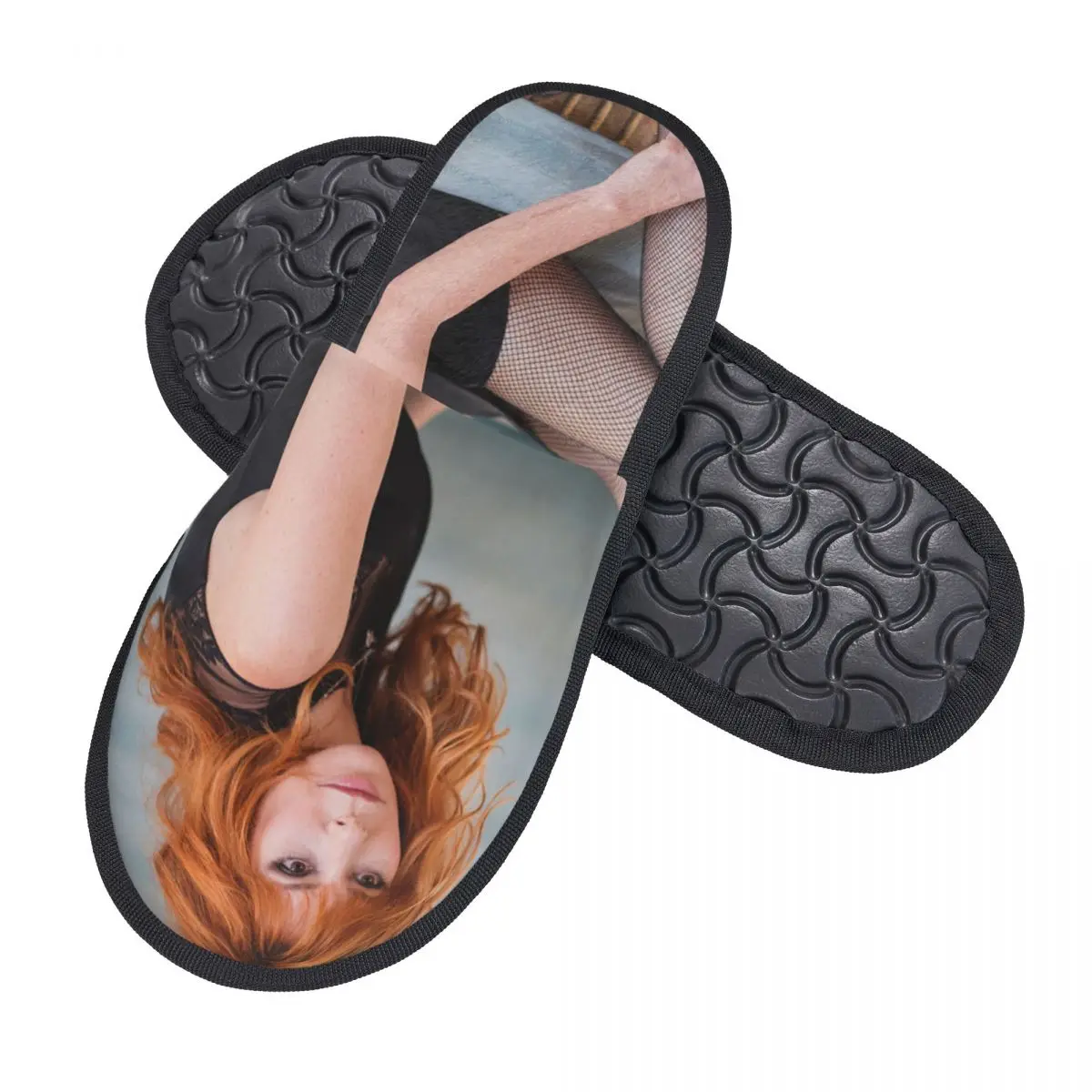 Mylene Farmer House Slippers Women Soft Memory Foam French Singer Slip On Bedroom Slipper Shoes