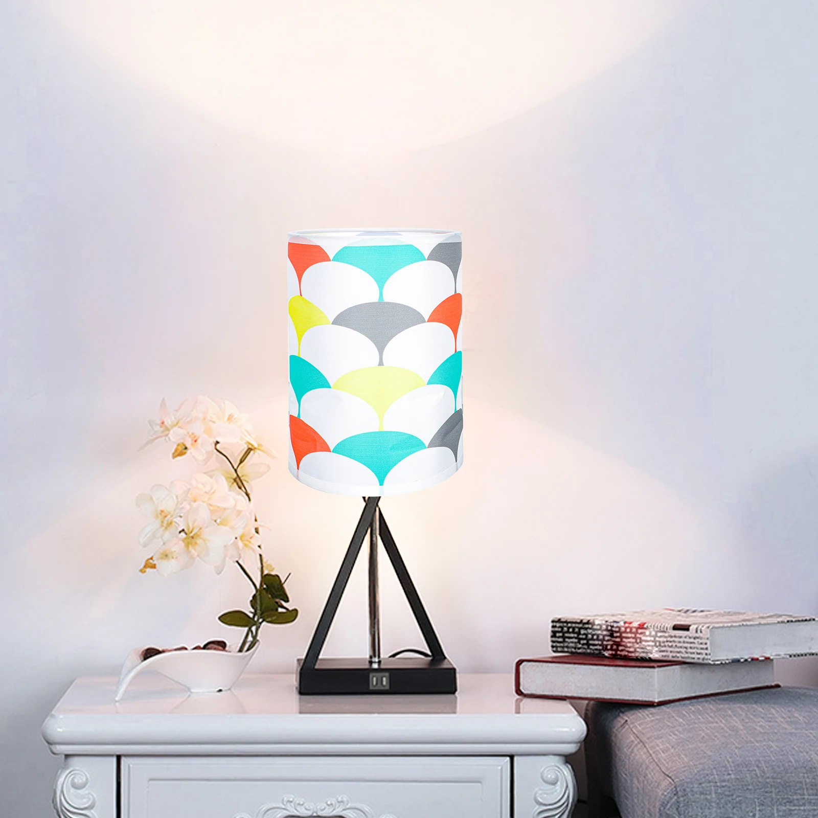 

Lampshade Replacement Table Floor Ceiling Lights Long-Lasting Cloth Metal Detachable Easy Use Home Decor Light