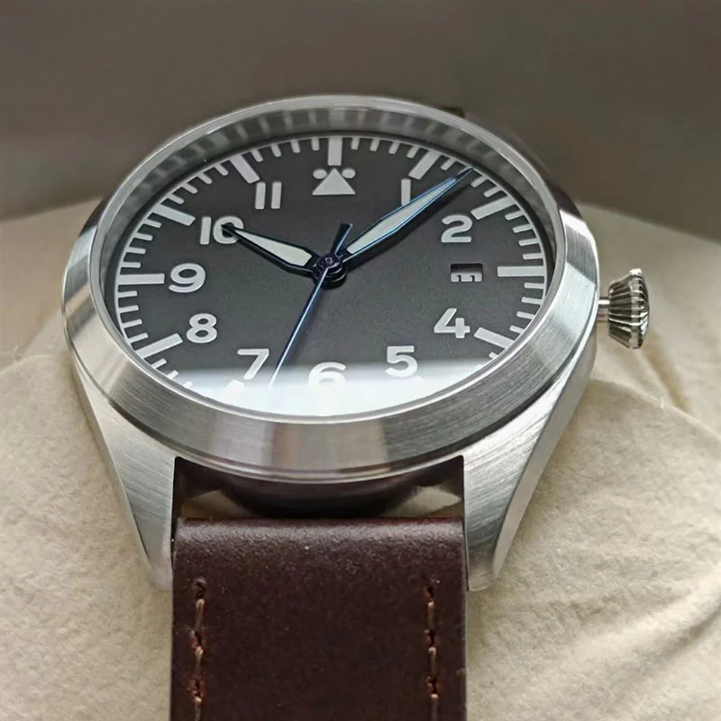 Imagem -05 - Flieger-aviator Pilot Field Ver For Homem Relógios Mecânicos Relógio de Pulso Automático tipo b