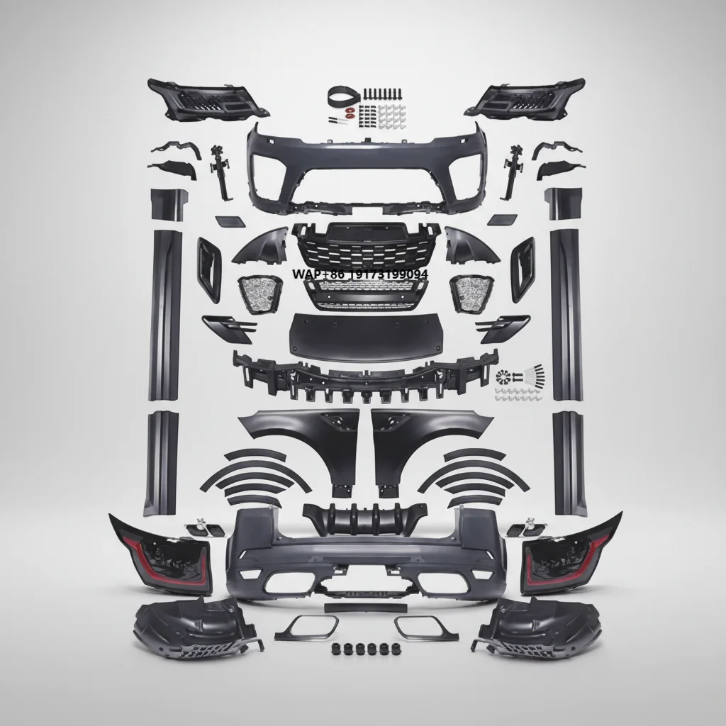 

Black Support Auto Body System Car Parts Body Kit for Sport 2014 up Sport 2018 SVR